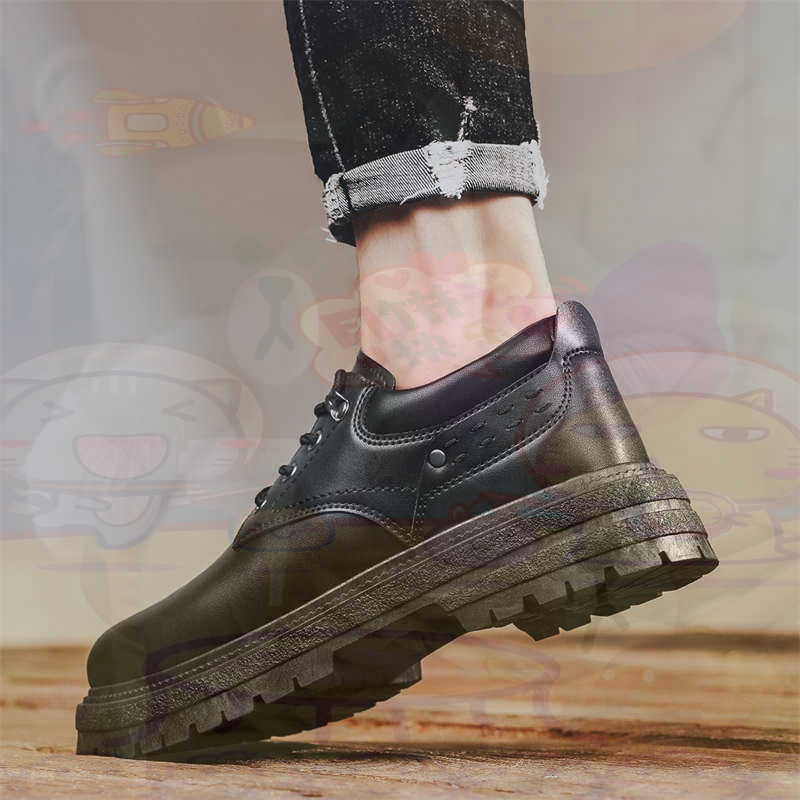 Office Tech Products - Sepatu Pria Tenis Pelatih Fashion Kulit