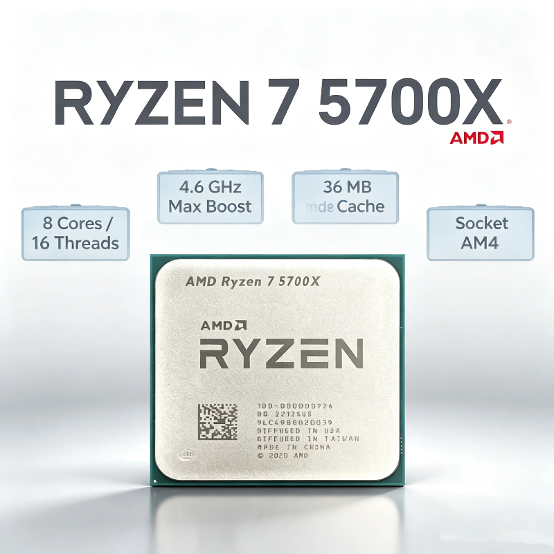 Amd Cpu Ryzen 7 - AMD Ryzen 7 5700X CPU Desktop