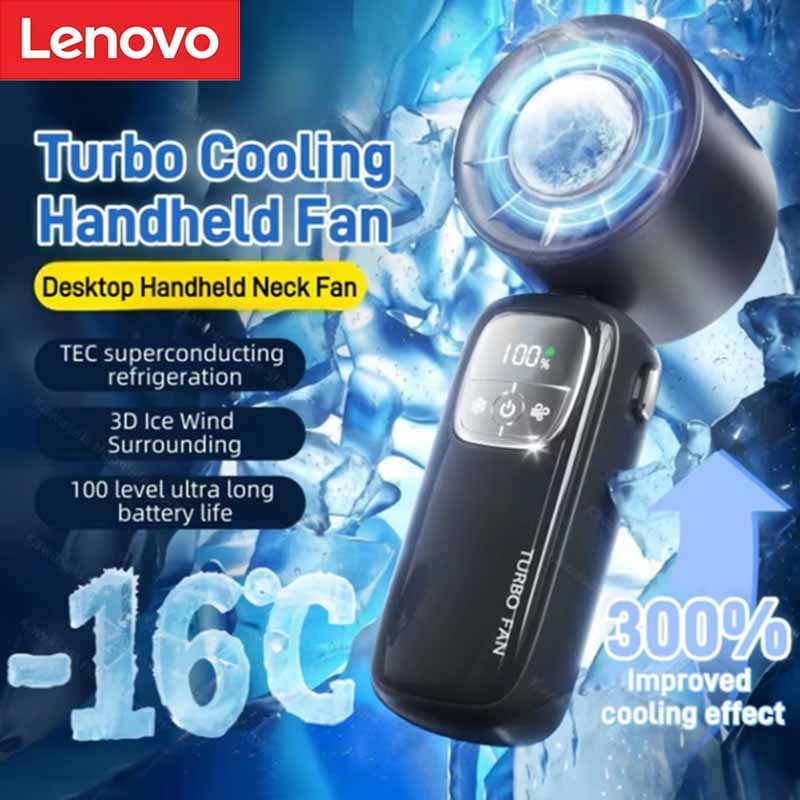 Office And Tech - Lenovo 30000RPM Kipas Turbo Elektrik Genggam