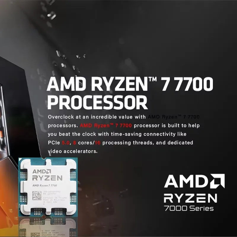 Prosesor AMD Ryzen 7 7700 Baru - Amd Cpu Ryzen 7 ulasan dan harga