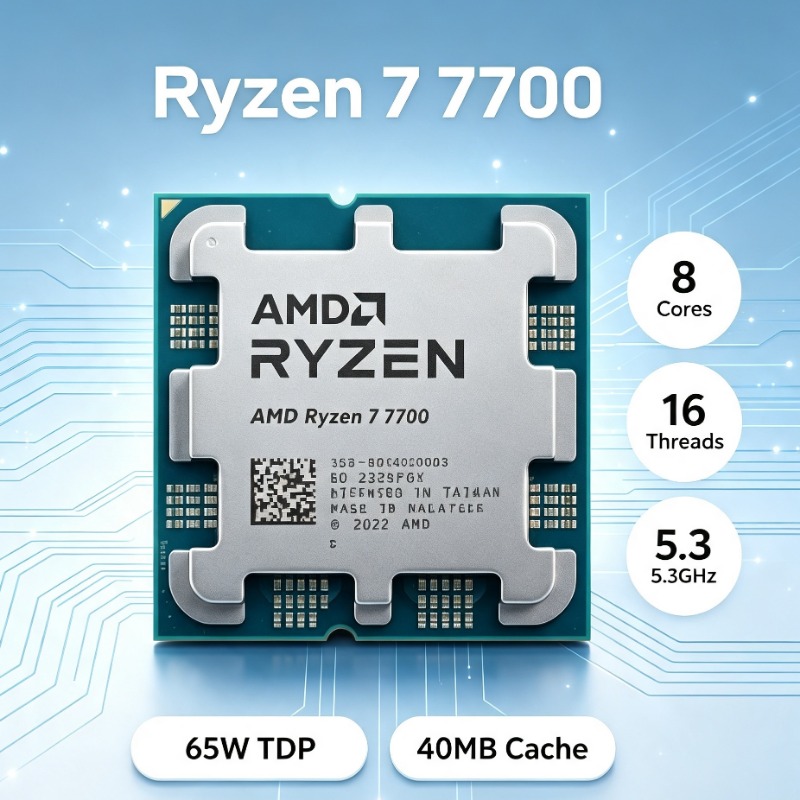 CPU Desktop Gaming Slot AM5 AM - Amd Cpu Ryzen 7 ulasan dan harga