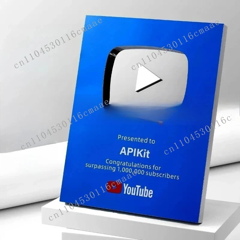 Plakat Penghargaan 100K Subskr - Office Youtuber ulasan dan harga
