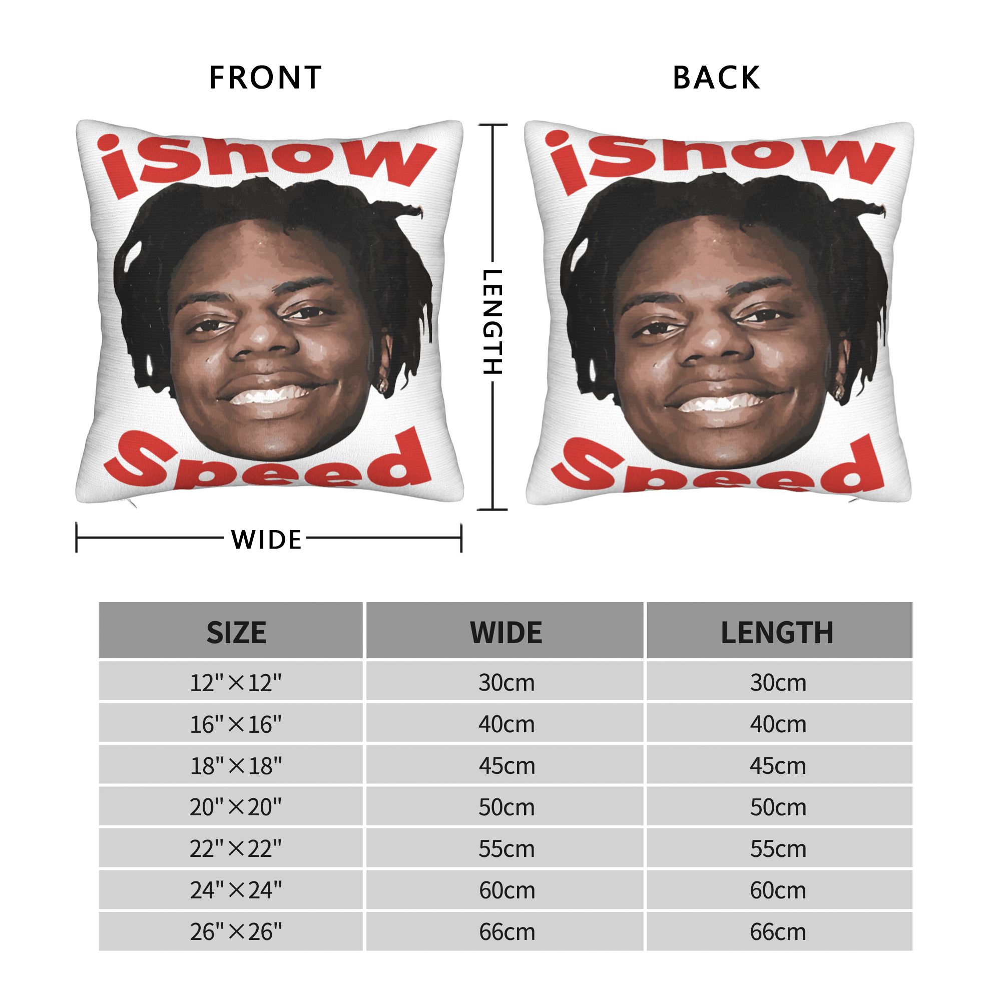 Sarung Bantal Lucu Ishowspeed  - Office Youtuber ulasan dan harga